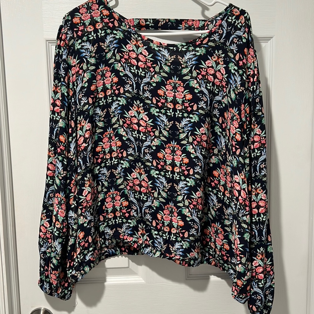 Loft Plus size floral top